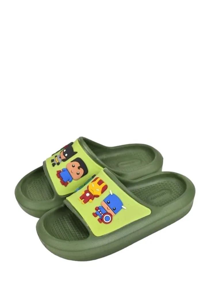 Spiro Kids Unisex Slippers 2024 dark green