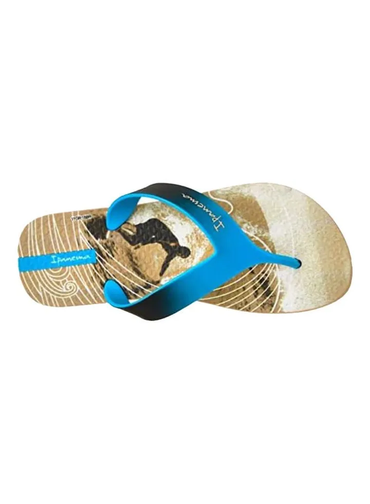 IPANEMA DECK INF SLIPPER BEIGE/BLACK/BLUE