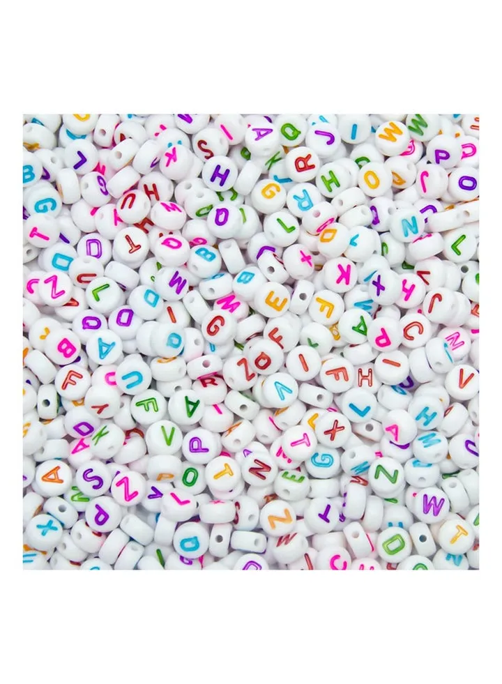 Alphabet Beads 1000pcs 4x7mm