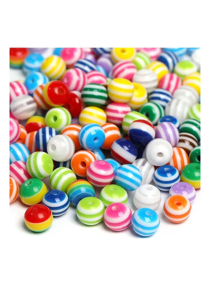 150pcs Rainbow Acrylic Beads for Jewelry Making