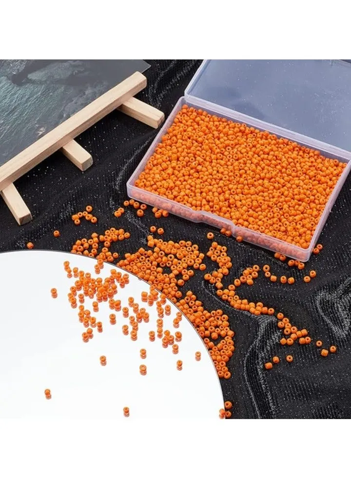 Orange 2000pcs Seed Beads