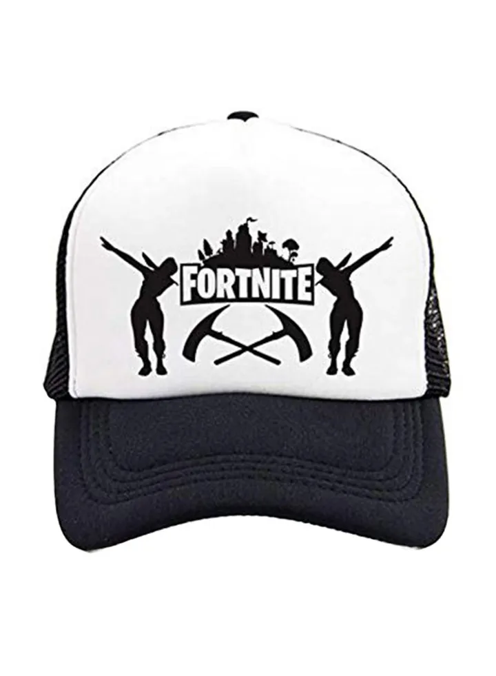Fashion Fortnite Baseball Cap Black/White