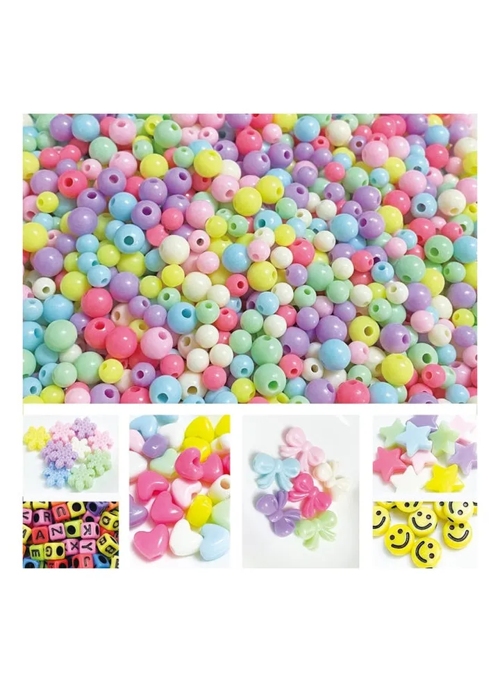 Round Pastel Acrylic Beads