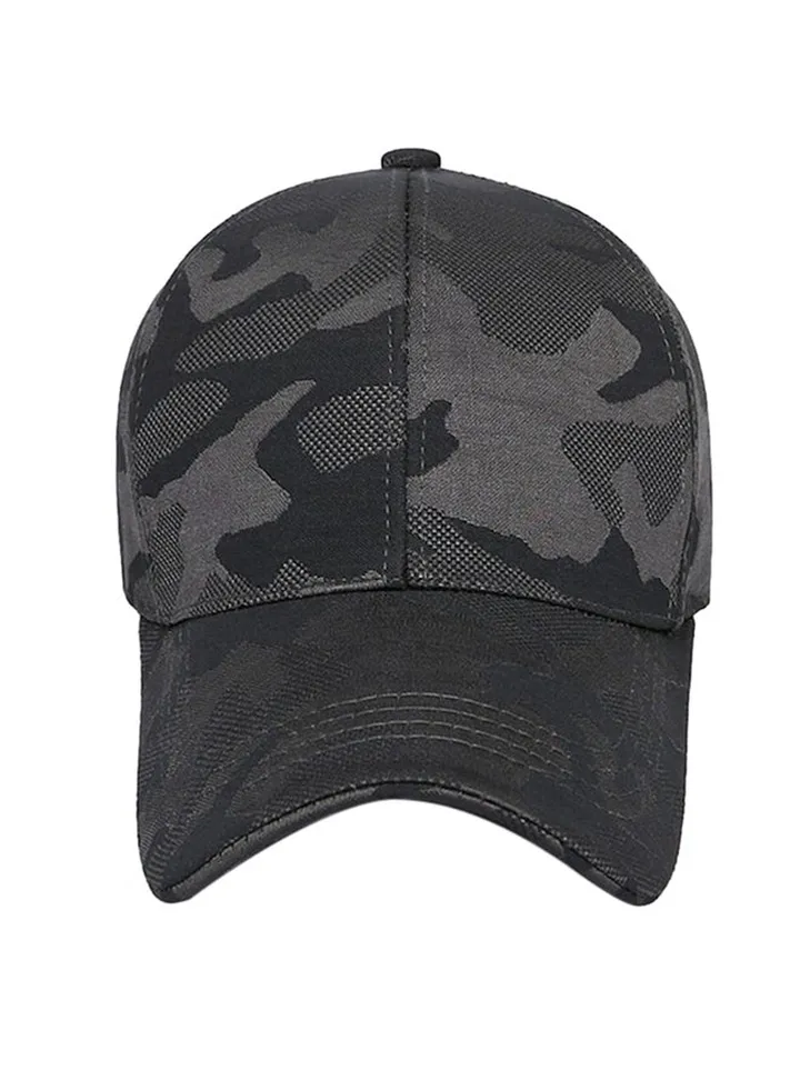 Casual Breathable Baseball Cap Black/Grey