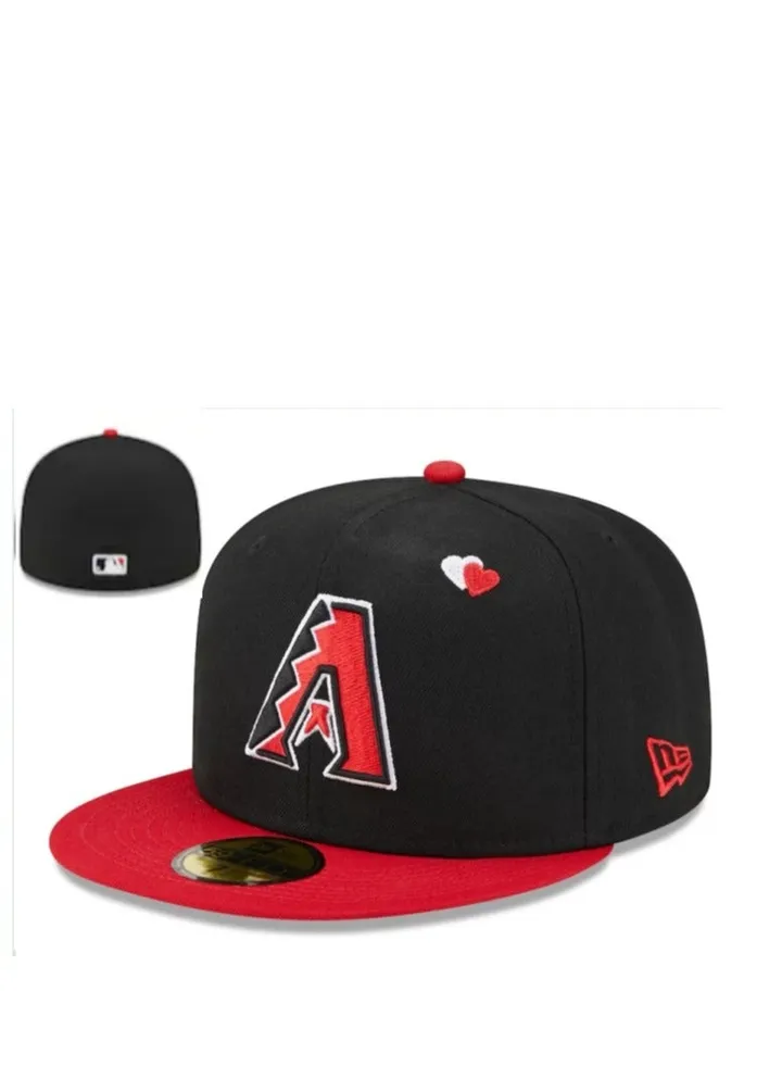 NEW York 3D Embroidered Fitted Baseball Team Cap with Closed Back for Sun Protection61.5cm