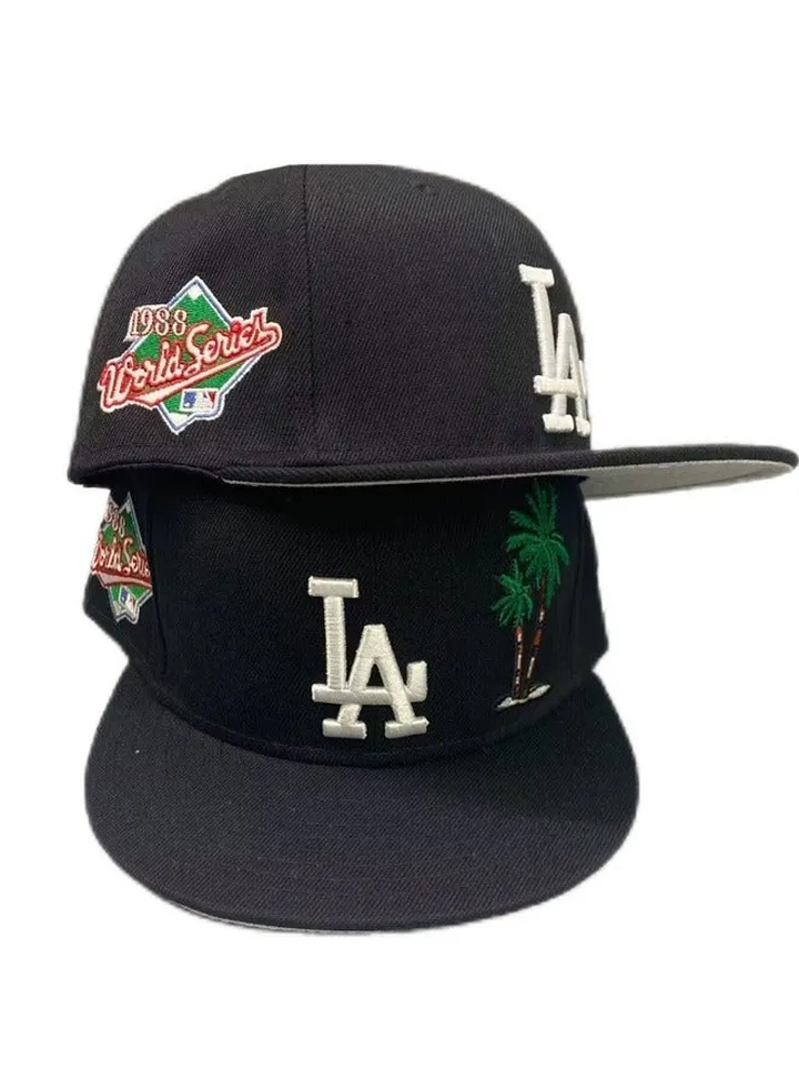 NEW York 3D Embroidered Fitted Baseball Team Cap with Closed Back for Sun Protection