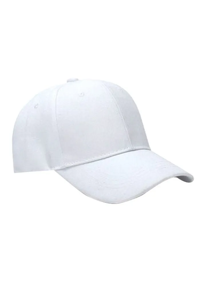 Snapback Baseball Cap White