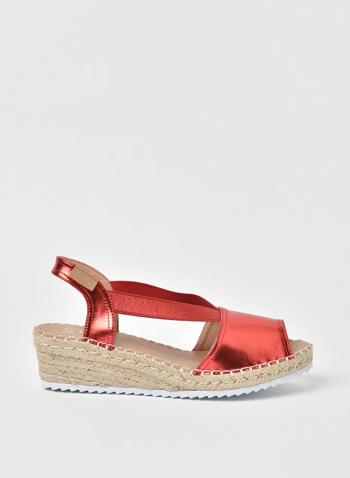 Women's Casual Espadrille Red