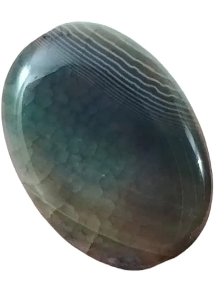 Oval Shape Snake Skin Agate Gemstone
