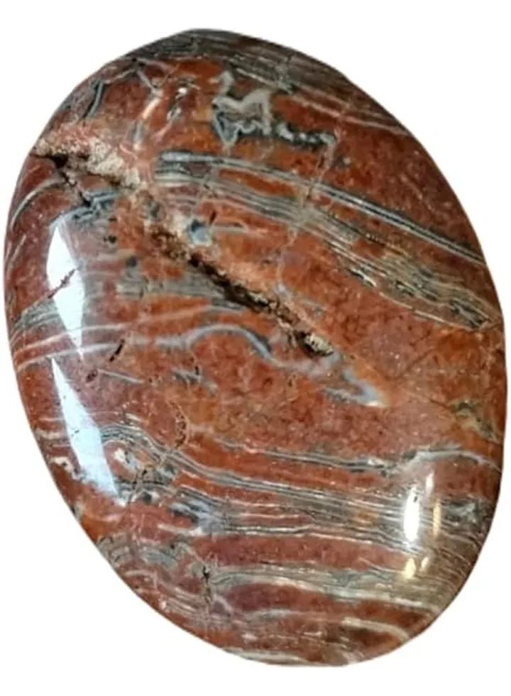 Natural Jasper Agate Double Face Gemstone Ring Or Pendant Jewelry Making