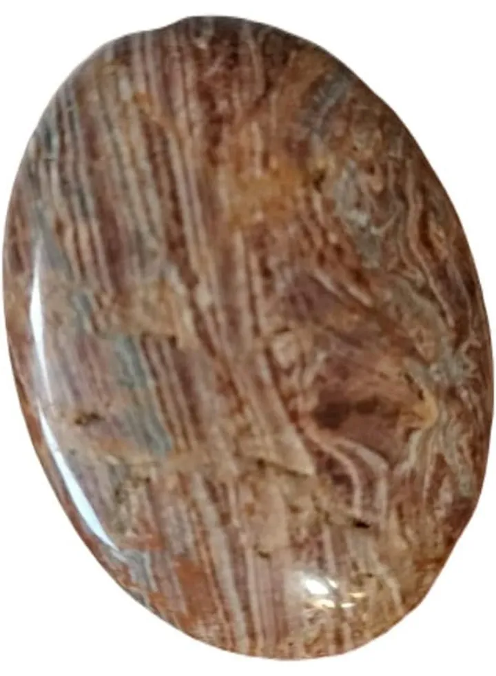 Natural Jasper Agate Double Face Gemstone Ring Or Pendant Jewelry Making
