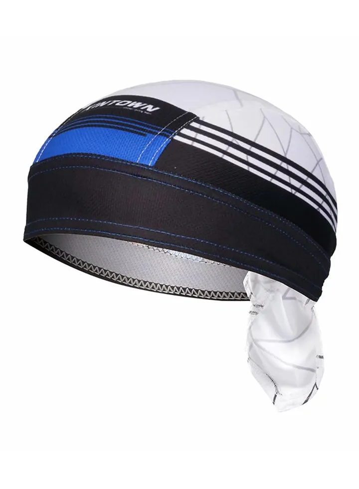 Striped Cap White