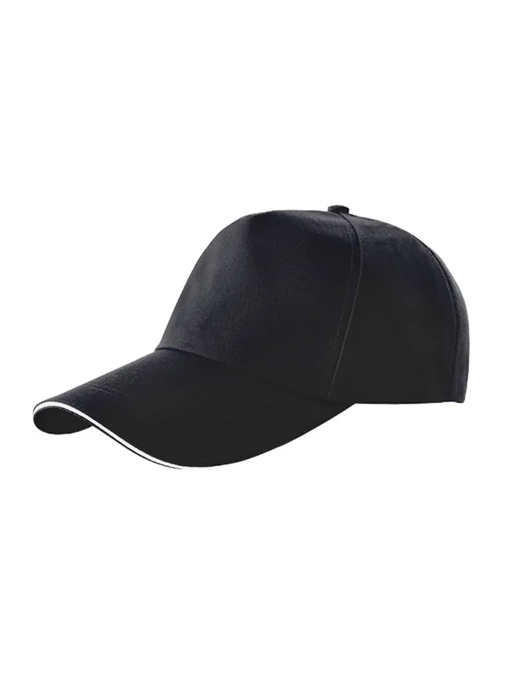 Baseball Snapback Cap Black