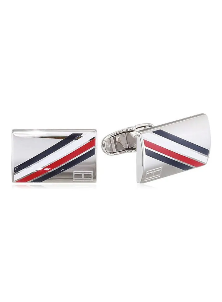 One Size Stainless Steel Men'S Cufflinks