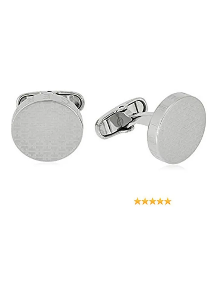 One Size Stainless Steel Men'S Cufflinks