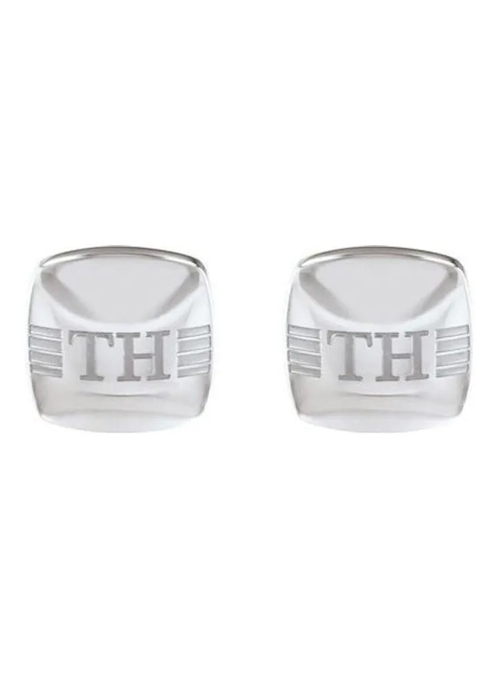 One Size Stainless Steel Men'S Cufflinks