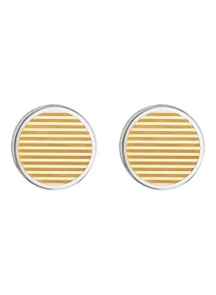 One Size Stainless Steel Men'S Cufflinks