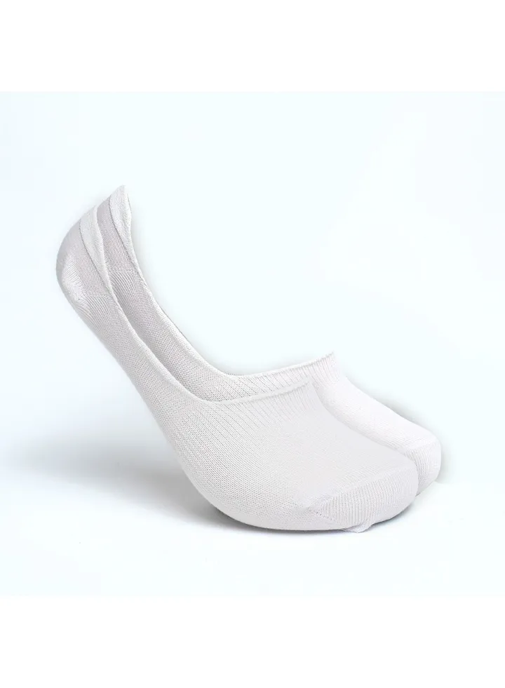 INVISABLE COTTON SOCK FOR MEN - WHITE