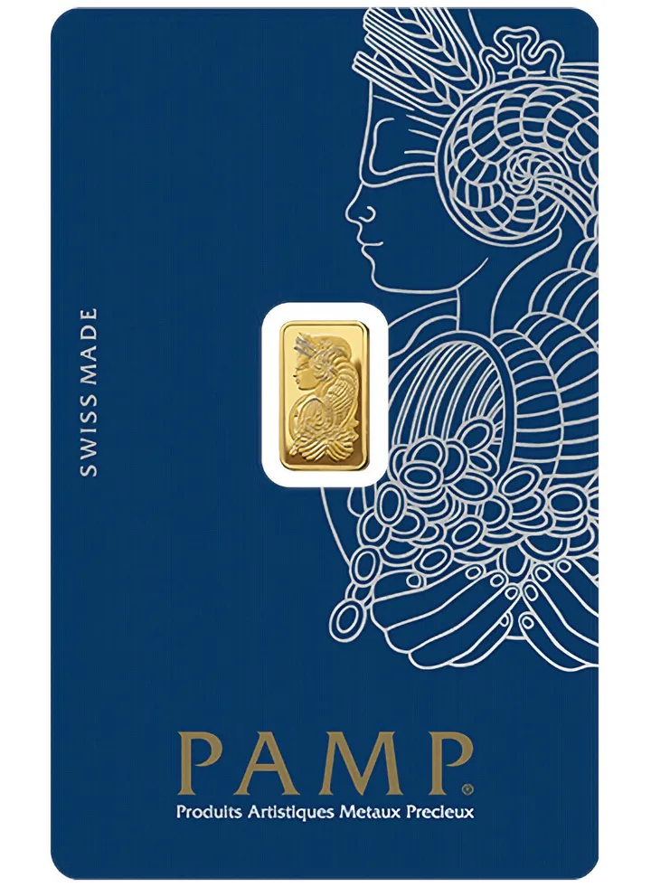 Suisse Pamp Queen Fortuna 24K (999.9) 1g Gold Bar
