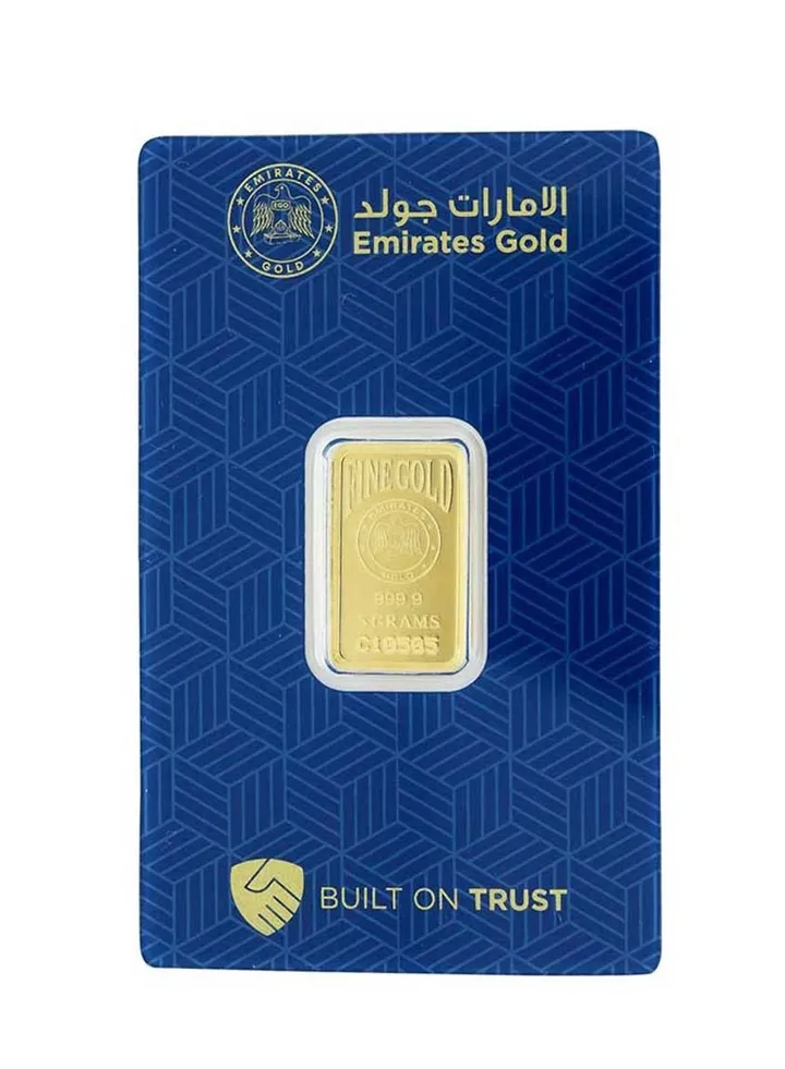 Emirates 24 Karat (999.9) Purity 5g Gold Bar