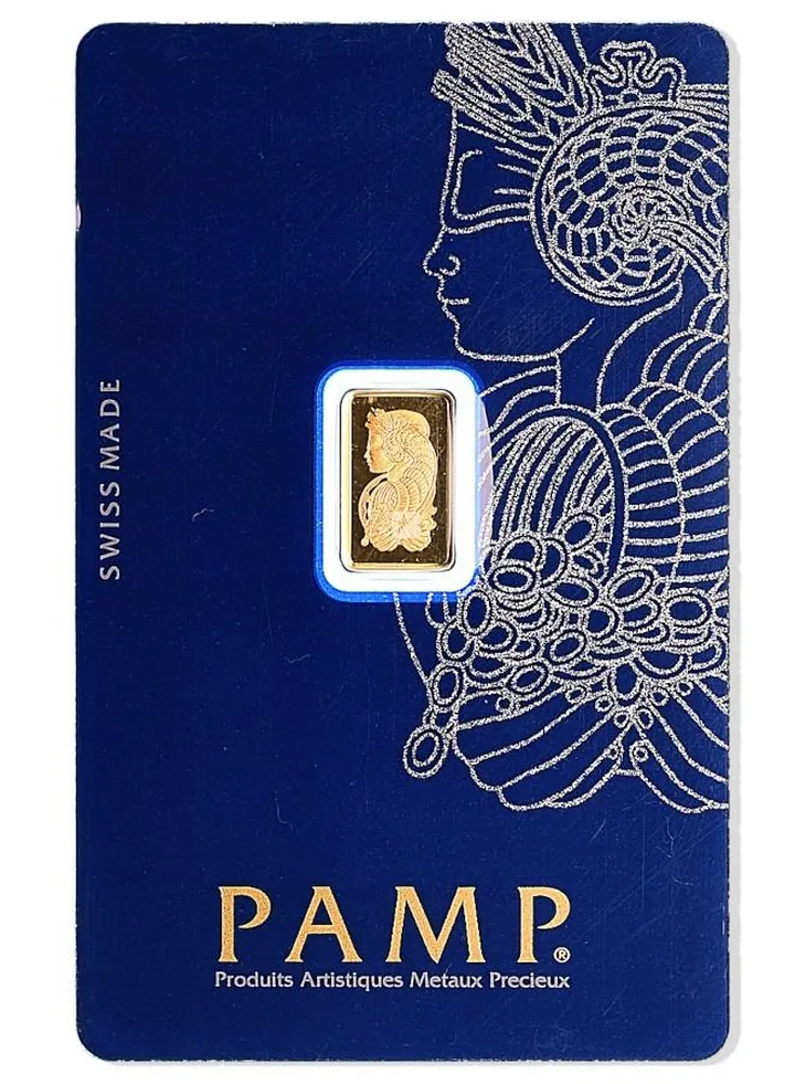 PAMP Suisse 24 Karat (999.9) 1 gram Gold Bar