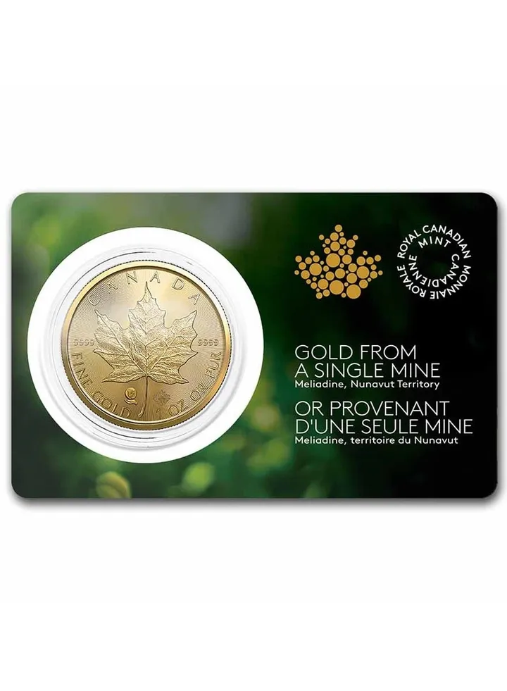 Canada Maple Leaf Gold 1 oz Single-Sourced Mine