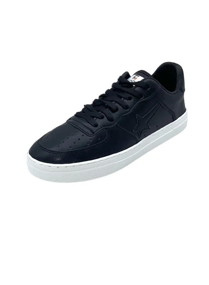 SQ101-Lace Up Round Toe Basic sneakers