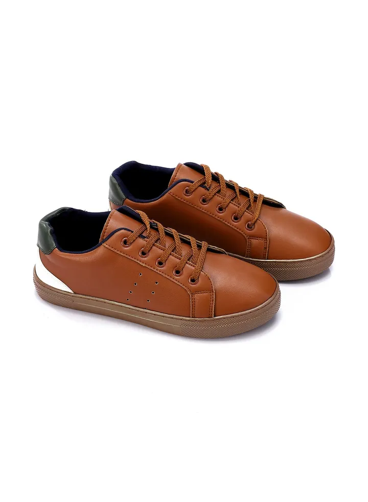 RH2022-Lace Up Round Toe Sneakers