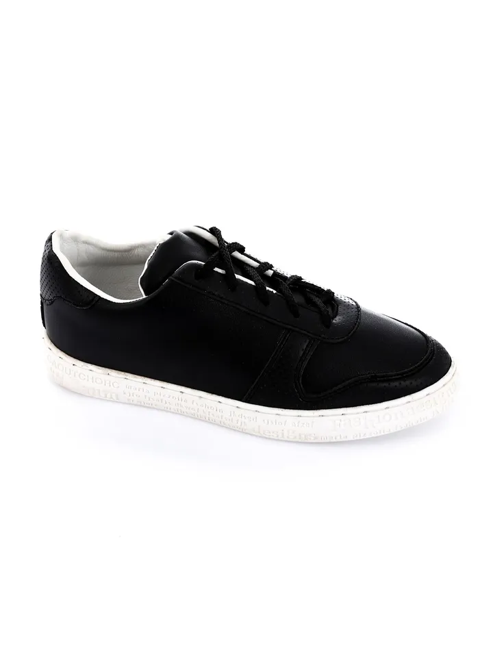 H1517-Round toe lace up sneakers