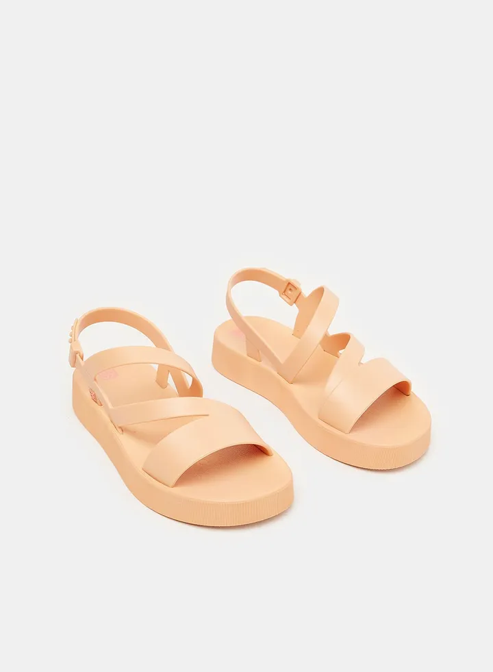 ZAXY URBAN SAND PLAT AD SANDAL/BEIGE
