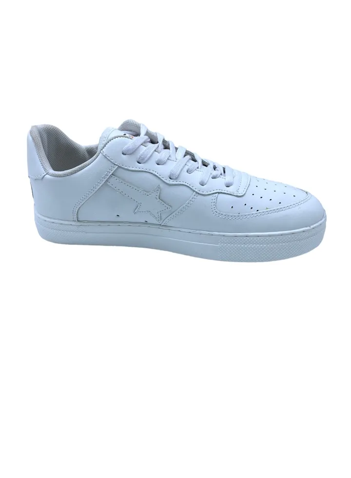 SQ101-Lace Up Round Toe Basic sneakers