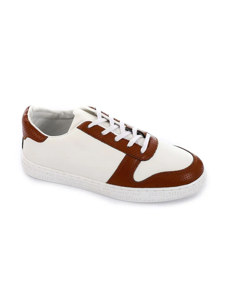 H1517-Round toe lace up sneakers