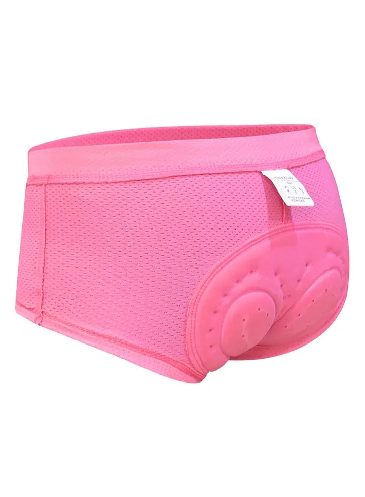 Cycling 3D Gel Padded Mesh MTB Riding Underwear Shorts Pink