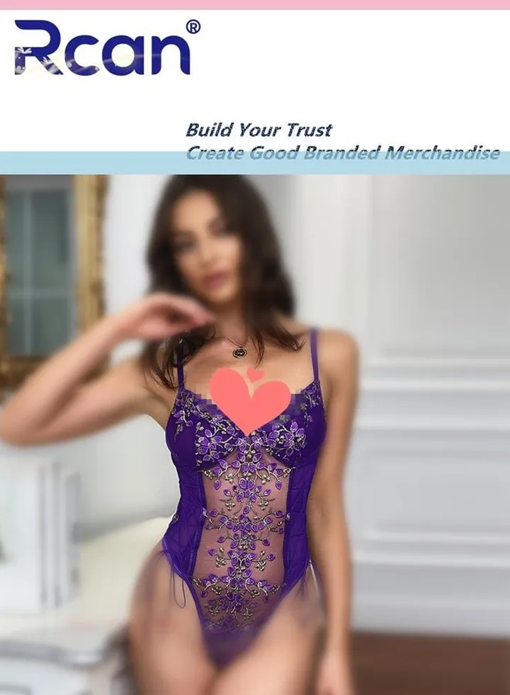 Lingerie For Women Plus Size Stretchy Teddy Bodysuit Leotard Babydoll V Neck Underwear Nightwear Backless Ladies Boudoir Outfits Sleepwear