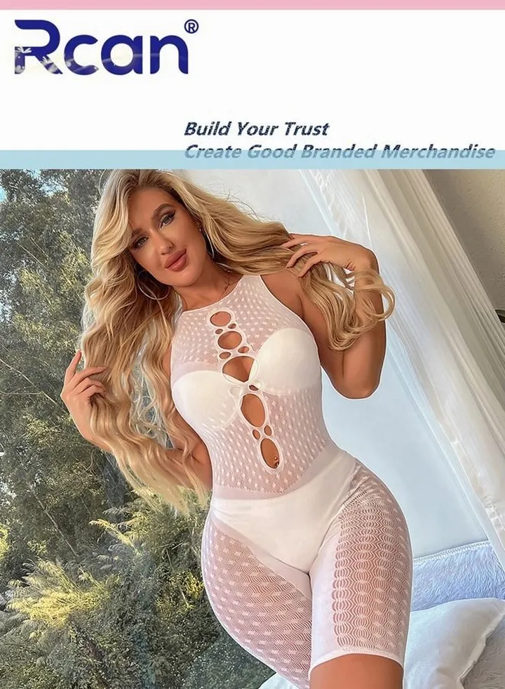 Lingerie For Women One Size Stretchy Teddy Bodysuit Leotard Babydoll Exotic Underwear Nightwear Backless Ladies Boudoir Outfits Clubwear