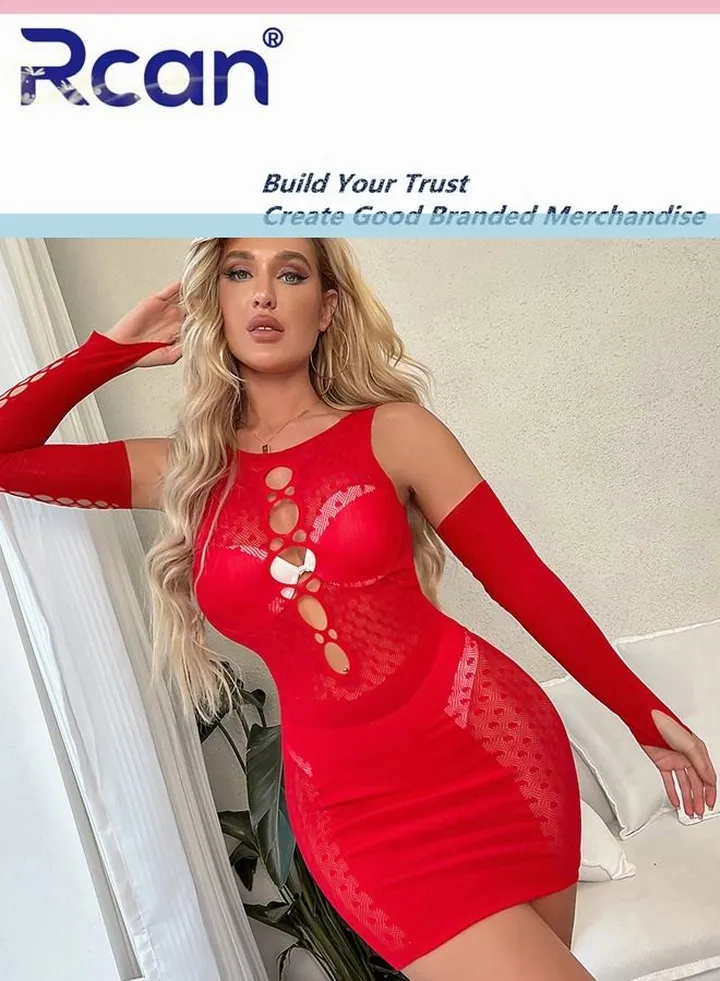 Lingerie For Women One Size Stretchy Teddy Hollow Out Sling Dress Bodysuit Babydoll Exotic Underwear Nightwear Ladies Boudoir Outfits Clubwear