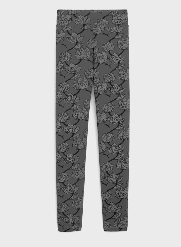 Kids Essential Blossom All Over Printed Leggings