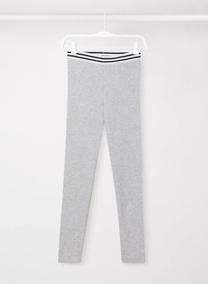 Kids Ribbed Sports Leggings