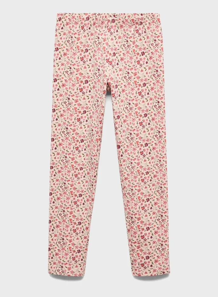 Kids Floral Print Leggings
