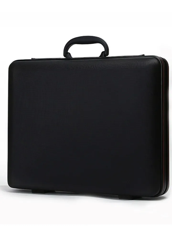ABS Black 18" Hard Pilot Lawyer Doctor Civil Servant Business Case Duffel Bag Laptop Case With Lock