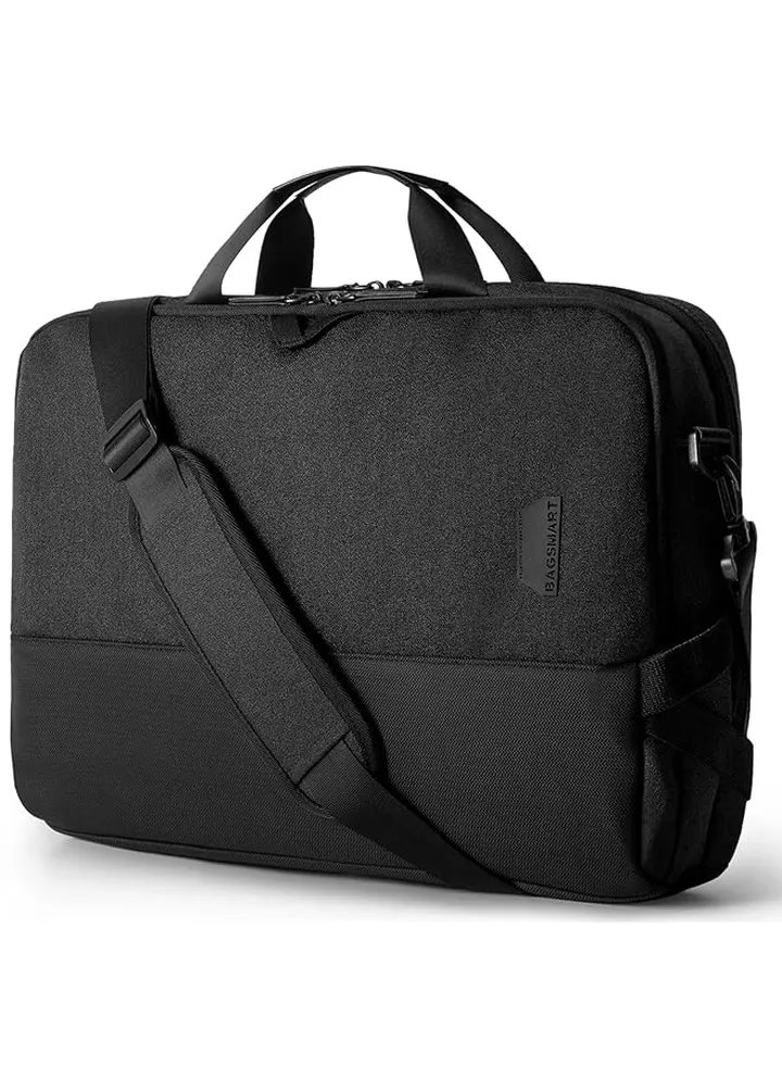 Laptop Bag 15.6 Inch Laptop Case For Men Women Computer Bag Briefcase Work Business Travel Dark Black 15.6 Inch Sleek Simple