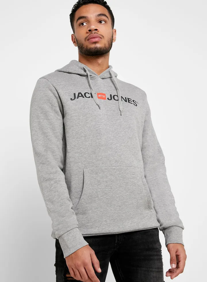 Chest Logo Regular Fit Hoodie