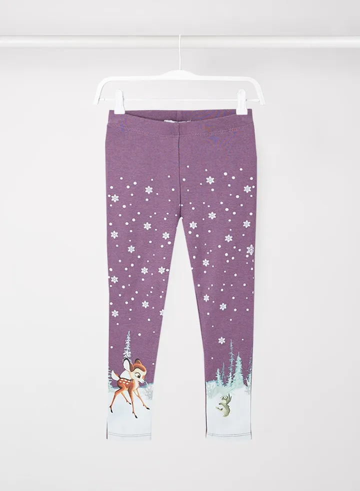 Kids Bambi Graphic Leggings