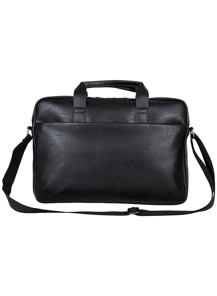 Protec Pebbled Vegan Leather Slim 16 Inch Laptop And Tablet Business Briefcase Bag