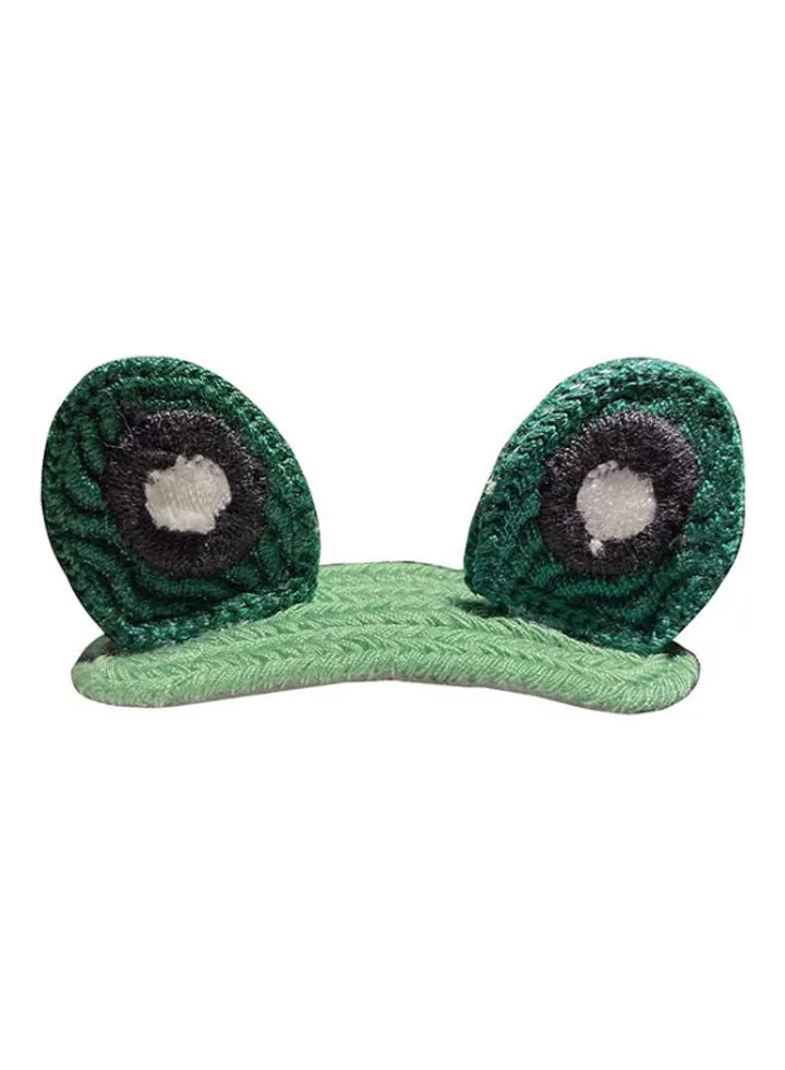 Wool frog ear hairpin