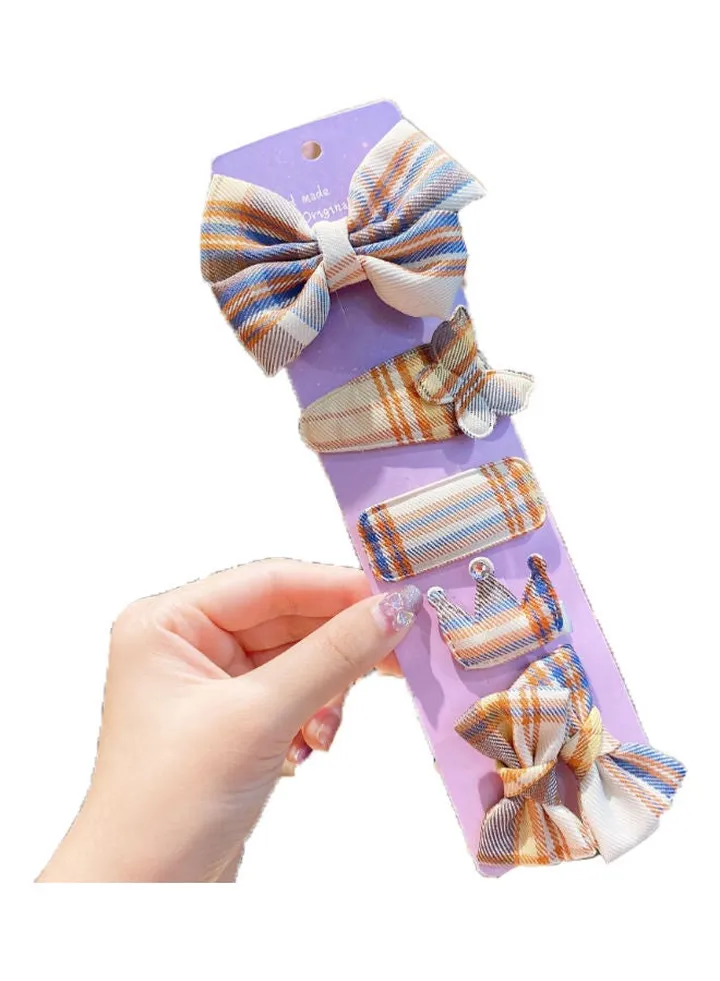 6-Piece Bow hairpin set
