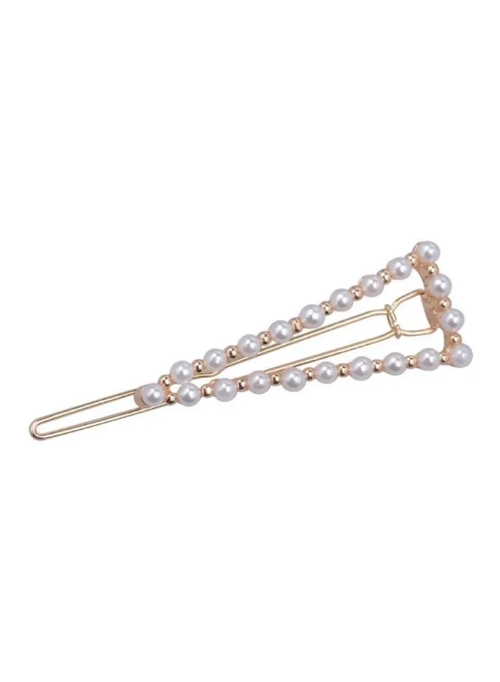 Alloy Pearl Studded Hair Ornament