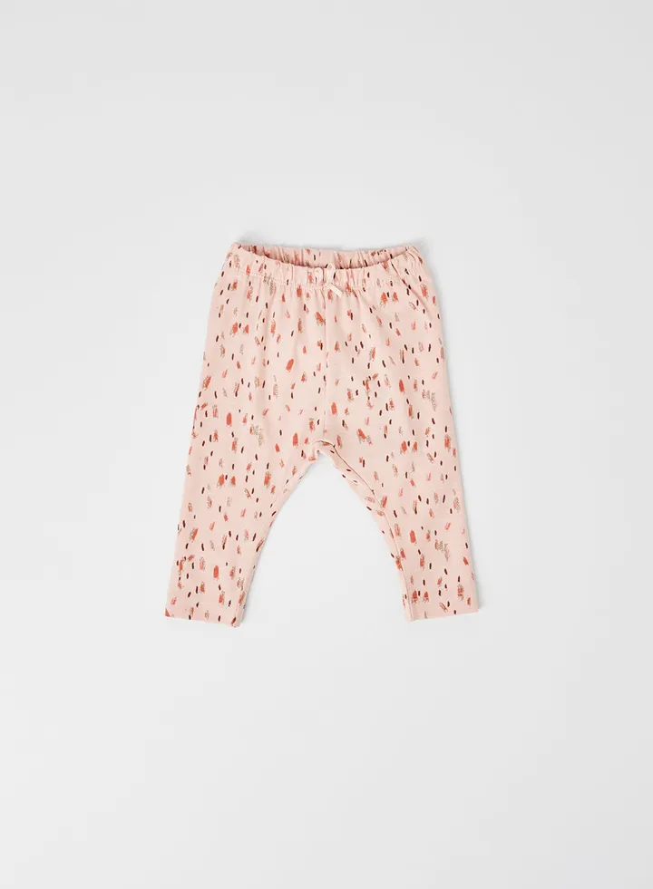 All-Over Printed Natasja Leggings Peachskin