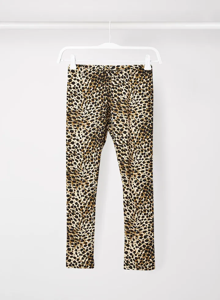 Kids/Teen Leopard Print Leggings Brown