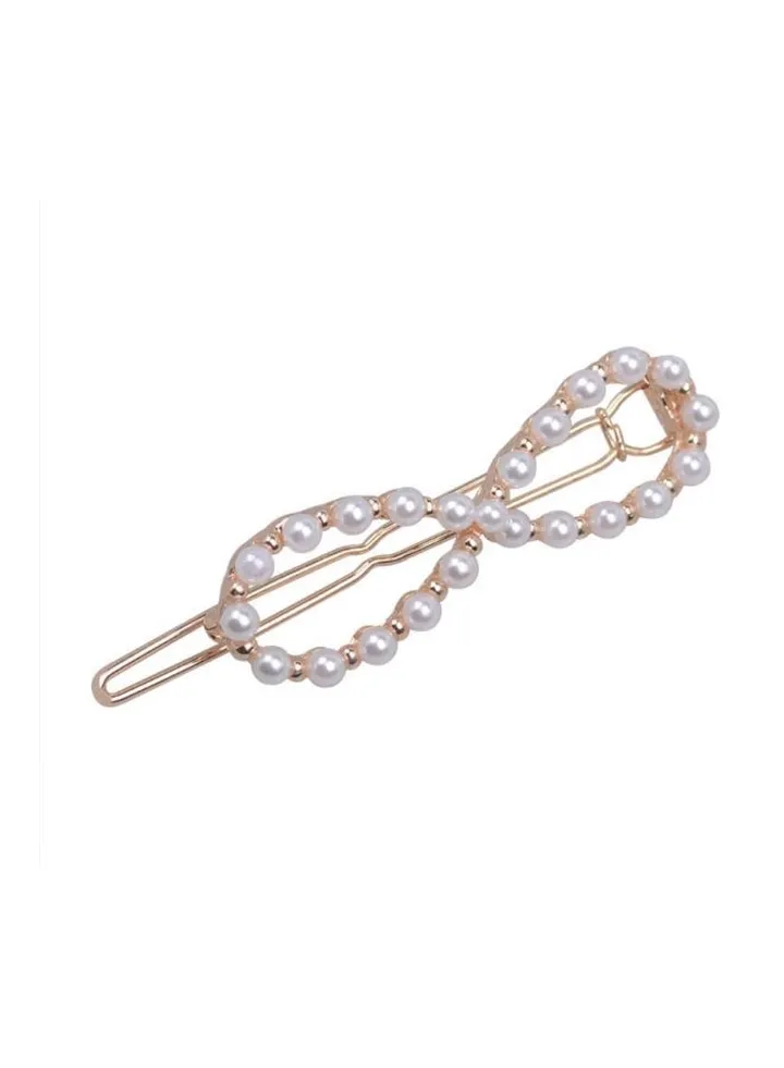 Alloy Pearl Studded Hair Ornament